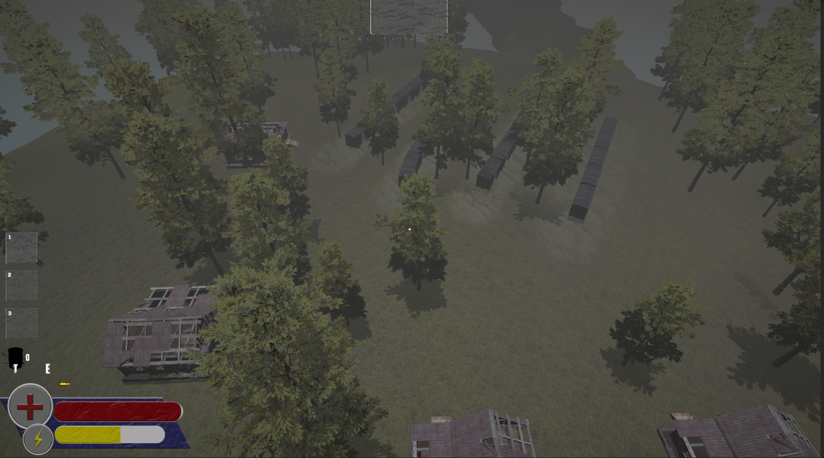 Abandoned Village, and Trains